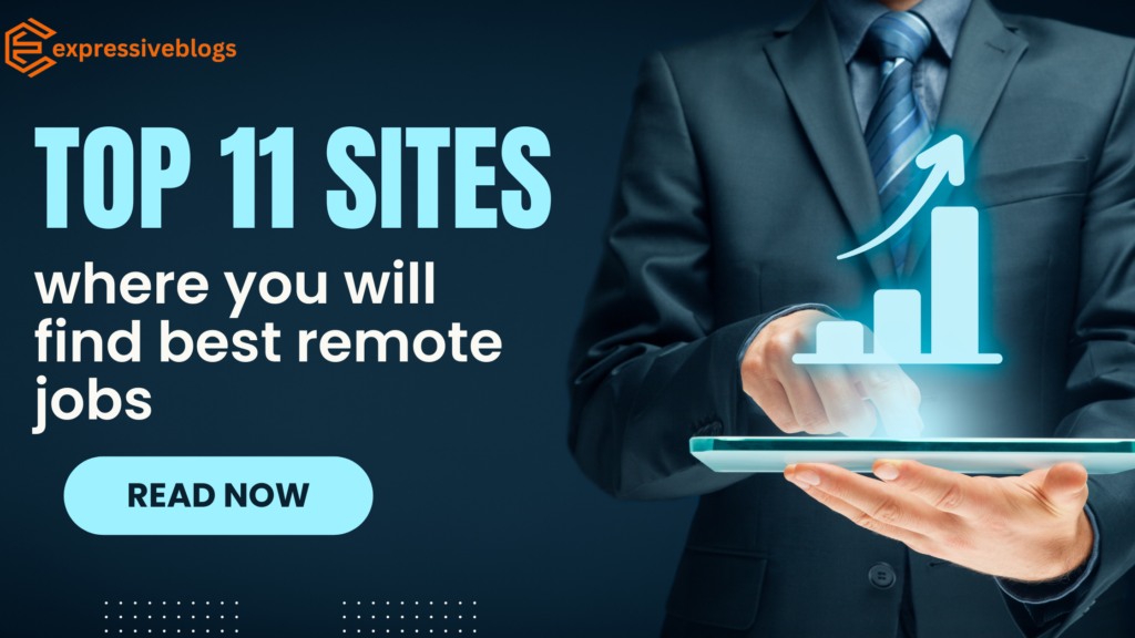 top11 sites where you will find best remote jobs