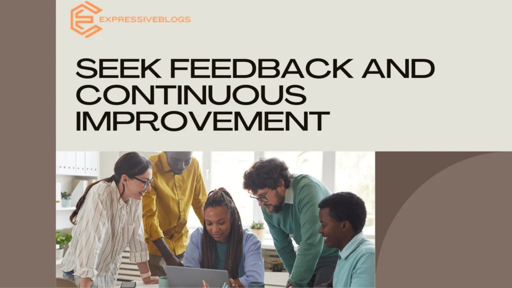 Seek Feedback and Continuous Improvement