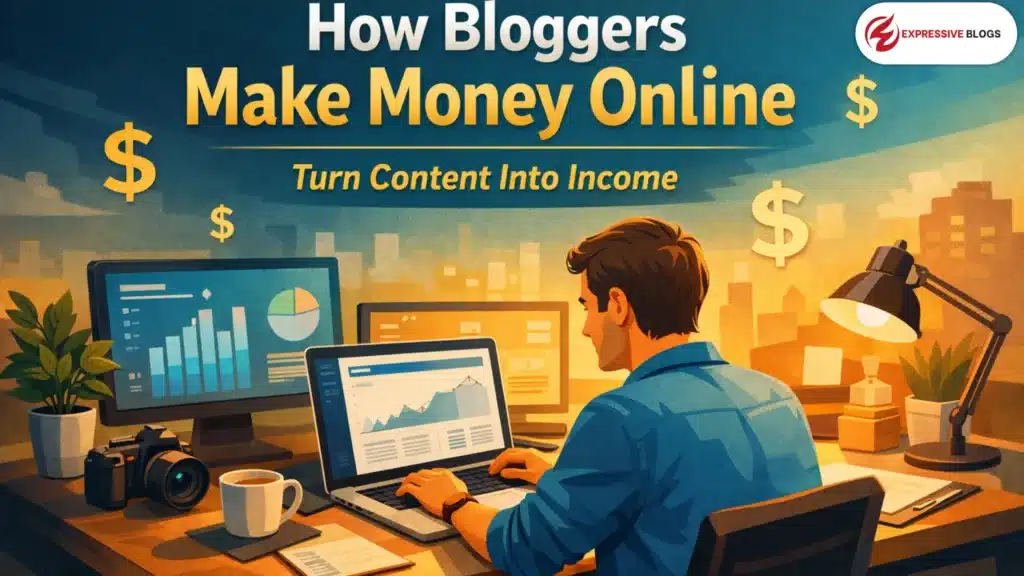 How bloggers make money online