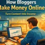 How bloggers make money online