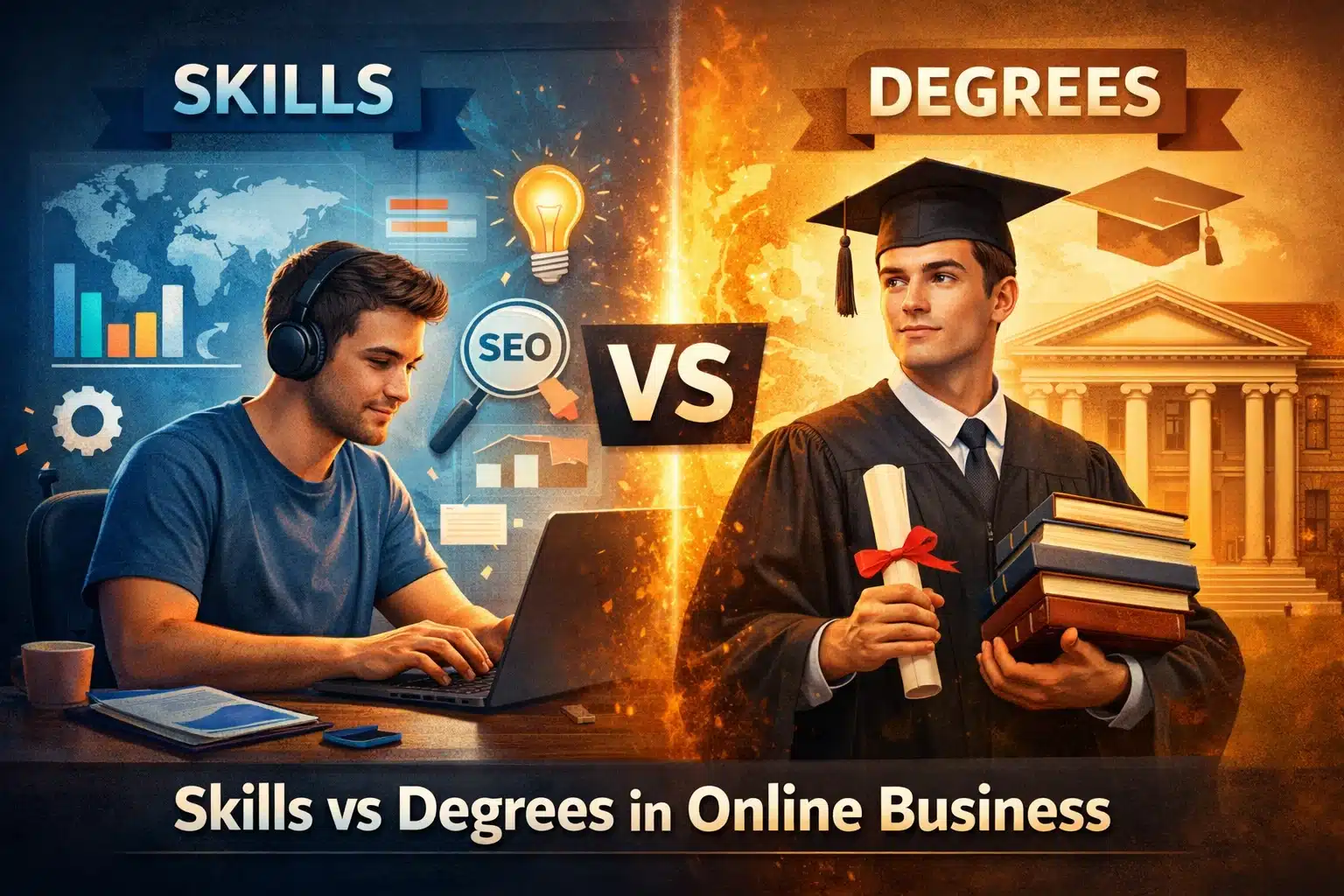 Skills vs Degrees in Online Business