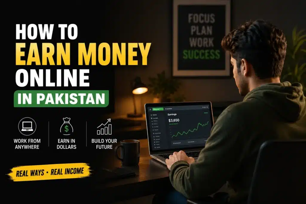 How to Earn Money Online in Pakistan using freelancing and online work from home
