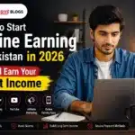 Beginner starting online earning in Pakistan in 2026 on laptop