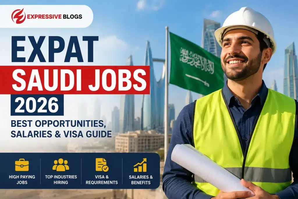 Expat Saudi Jobs 2026 opportunities for expats in Riyadh, Dammam, and driver positions