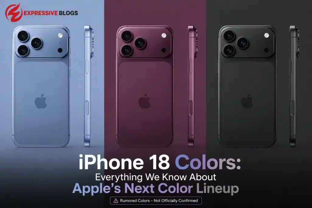 iPhone 18 colors concept lineup
