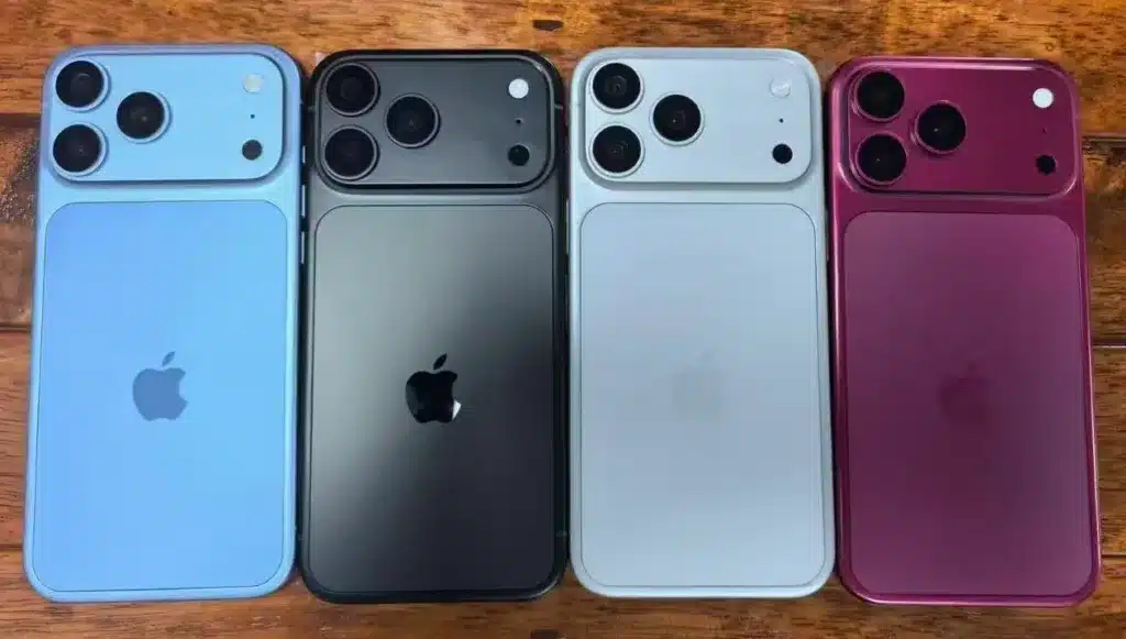 iPhone 18 Colors in four color options
