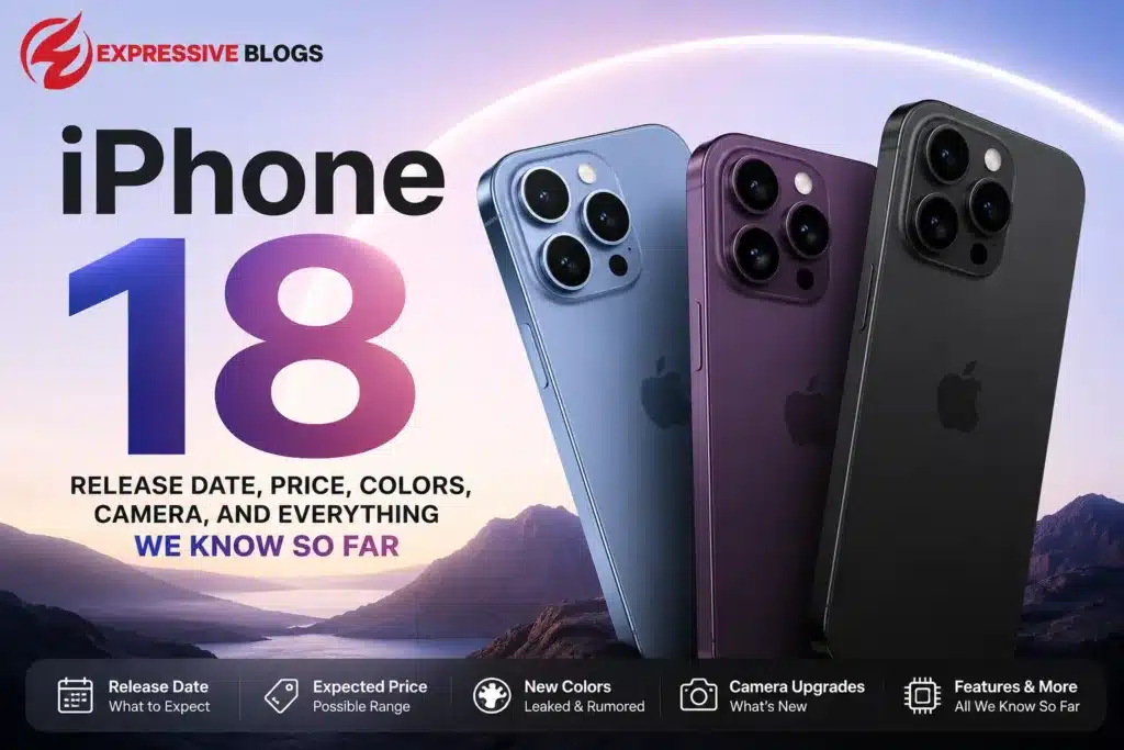 iPhone 18 release date, price, colors, and camera features