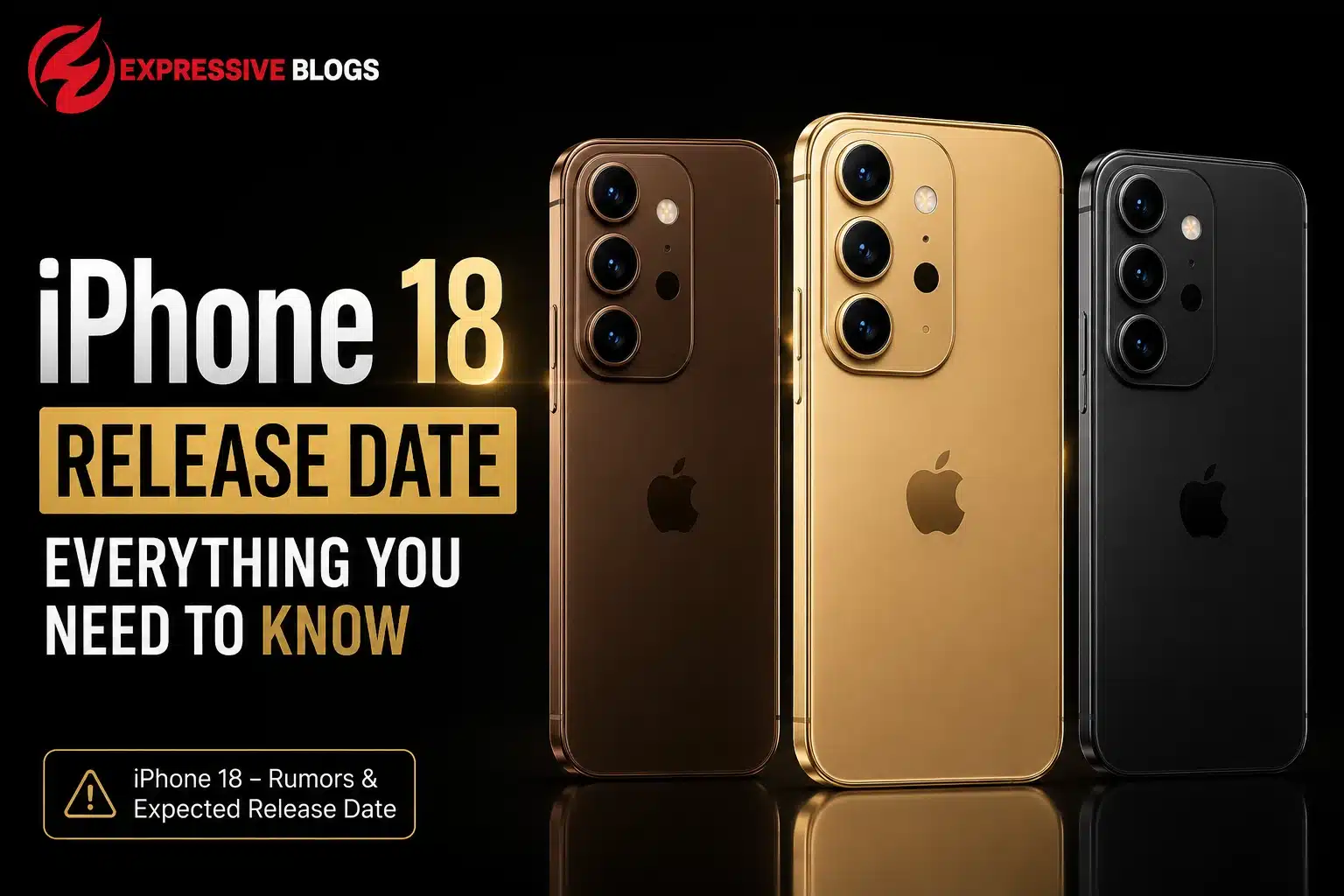 iPhone 18 release date concept image
