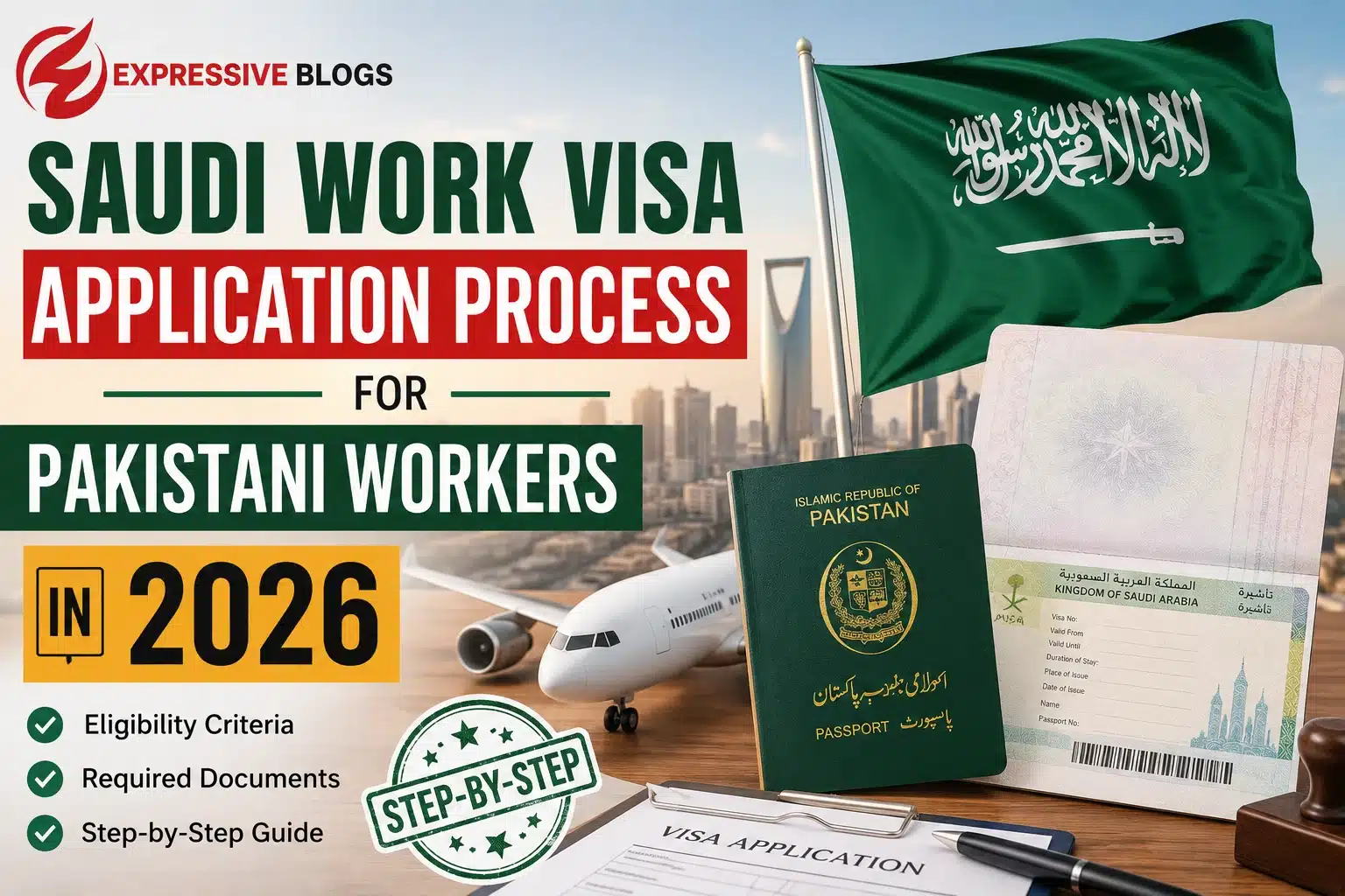 Saudi work visa application for Pakistani workers in 2026